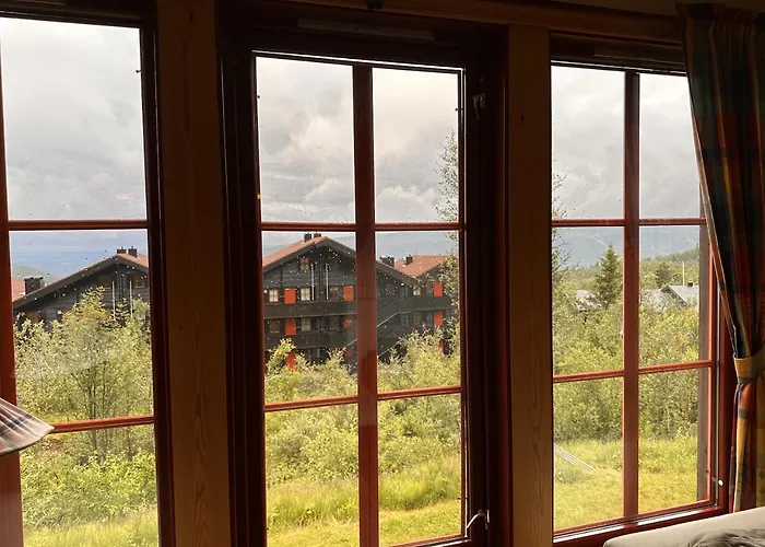 아파트 With Garage, Views, In And Out Beitostolen